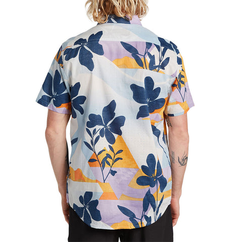 Billabong Sundays Floral SS Shirt - Sky