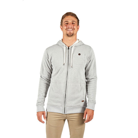 Billabong Surfplus Sherpa Zip Hoodie - Grey Heather