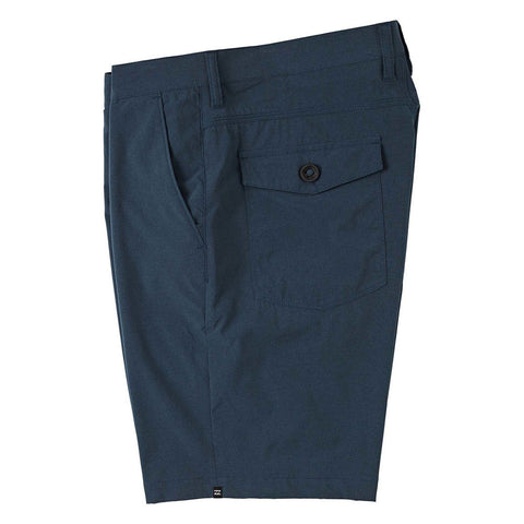 Billabong Surftrek Heather Walkshorts - Dark Indigo Heather