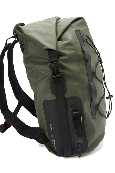 Billabong Surftrek Storm Backpack - Military - Right Side With Zip Pocket