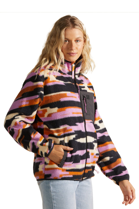Billabong Switchback Full Zip Jacket - Black Multi