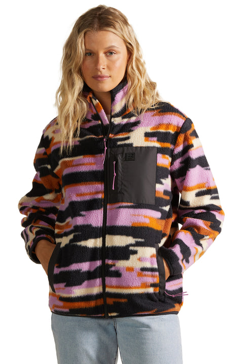 Billabong Switchback Full Zip Jacket - Black Multi