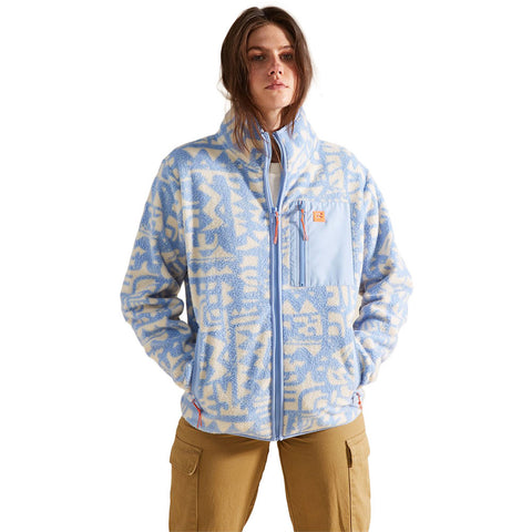 Billabong Switchback Full Zip Jacket - Sweet Blue