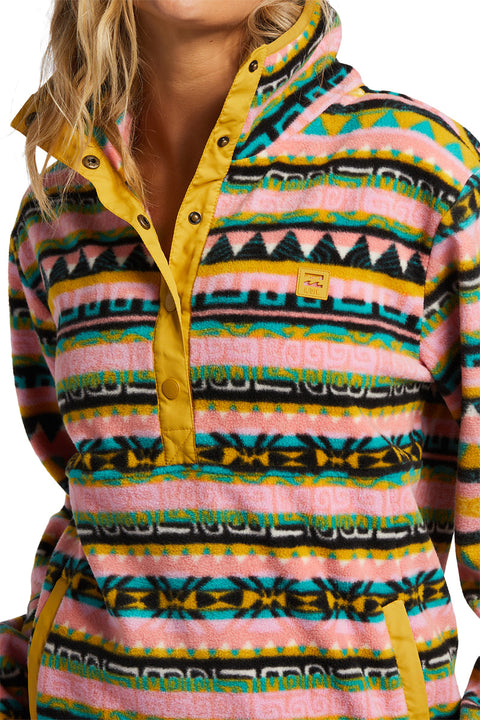 Billabong Switchback Lite Mock Fleece - Multi-Zoomed in view