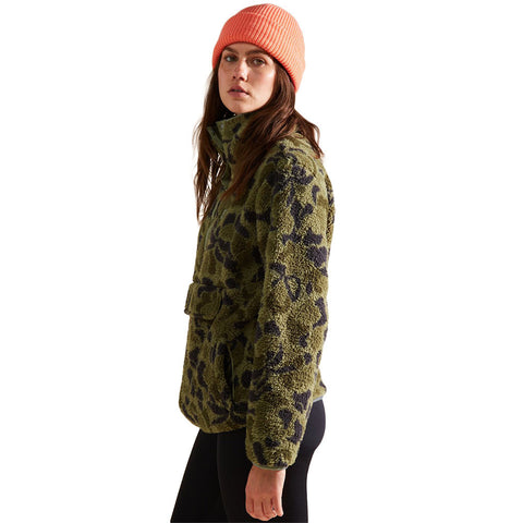 Billabong Switchback Mock Fleece Pullover - Canteen