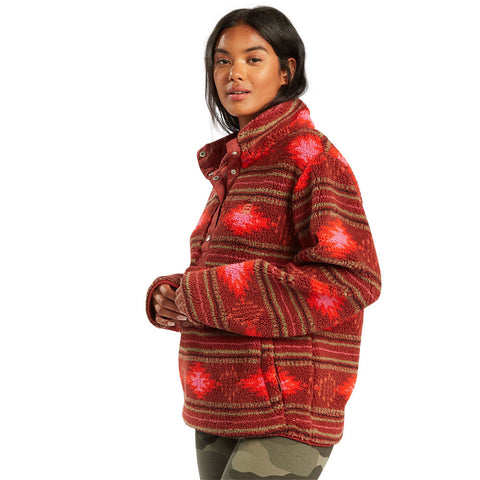 Billabong Switchback Pullover Jacket - Chestnut