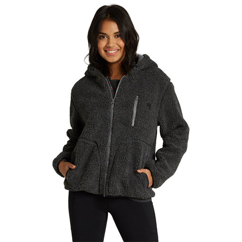 Billabong Switchback Sherpa Jacket - Charcoal