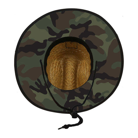 Billabong Tides Print Straw Hat - Camo (Old)