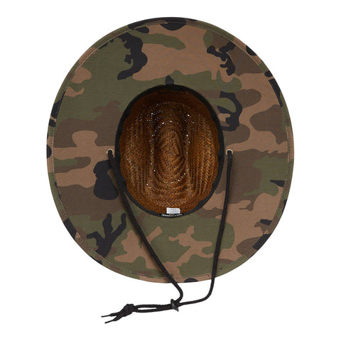 Billabong Tides Print Straw Hat - Camo