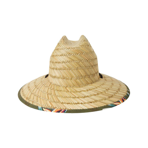 Billabong Tides Print Straw Hat - Military Black