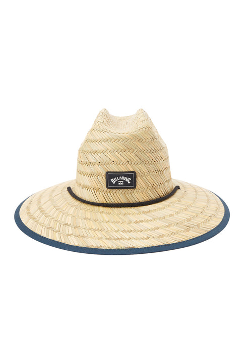Billabong Tides Print Straw Lifeguard Hat - Blue Haze