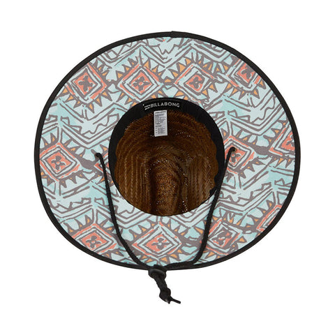 Billabong Tides Print Straw Hat - Lava