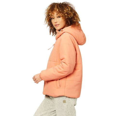 Billabong Transport Puffer 3 Jacket - Apricot Blush