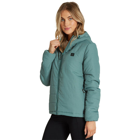 Billabong Transport Puffer Jacket - Pineneedle