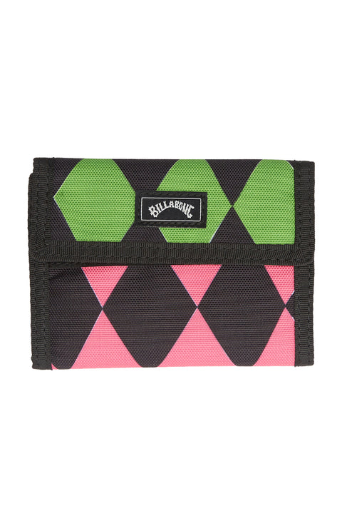 Billabong Tribong Lite Tri-Fold Wallet - Neon Green