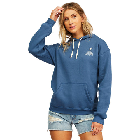 Billabong Under The Sun Pullover Hoodie - Bright Indigo