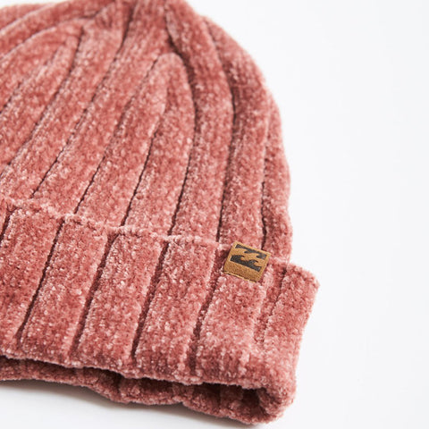 Billabong Warm Up Chenille Beanie - Stone Rose