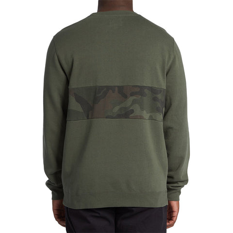 Billabong Wave Washed Crew Sweatshirt - Camo