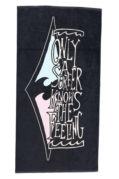 Billabong Waves Towel - Black