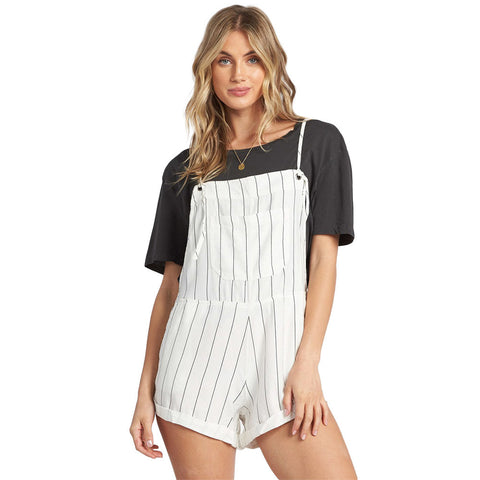 Billabong Wild Pursuit Short Overall - Salt Crystal
