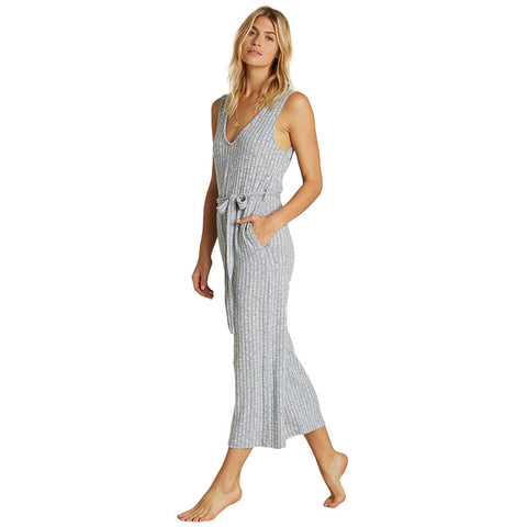 Billabong Wipe Out Jumpsuit - Ash Heather