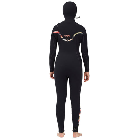 Billabong Women's Furnace Comp 5/4 Hooded Wetsuit - Serape