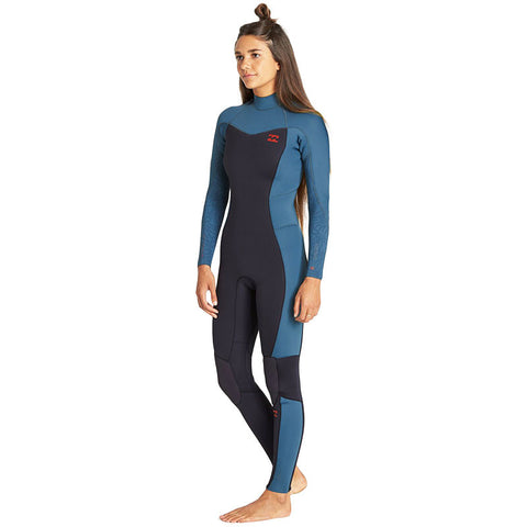 Billabong Women's Furnace Synergy 3/2 GB BZ Wetsuit - Black Marine