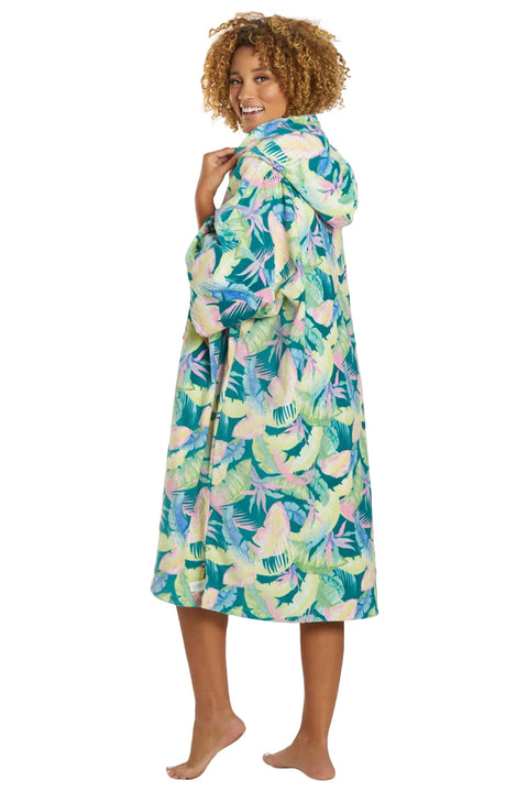 Billabong Women's Hooded Changing Towel - Marine Tropic - Back