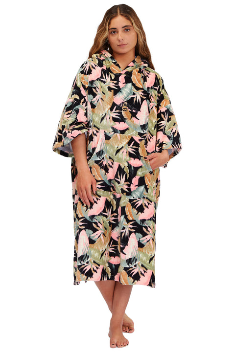 Billabong Women's Hooded Changing Towel - Jungle Night
