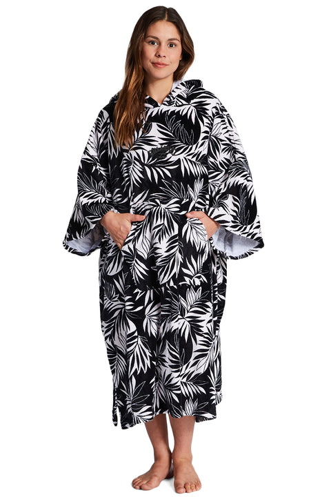 Billabong Women's Hooded Changing Towel - Black