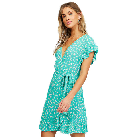 Billabong Wrap And Roll Dress - Tropic Shore