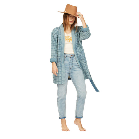 Billabong X Wrangler Down To Earth Jacket - Denim Blue