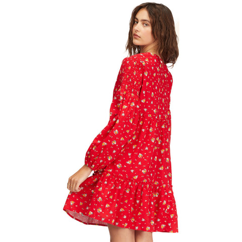 Billabong X Wrangler Falling For You Dress - Classic Red
