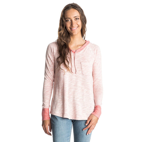 Roxy Boomerang Love Hooded Top - Faded Rose
