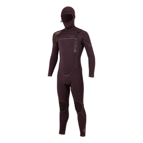 Buell RB2 Beast 4/3mm Hooded Wetsuit - Black