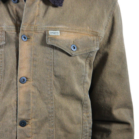 Captain Fin Brint Jacket - Brown