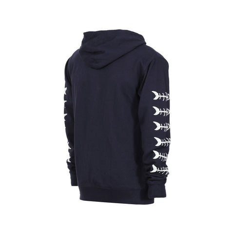 Captain Fin Fish Bones Pullover Hoodie - Navy