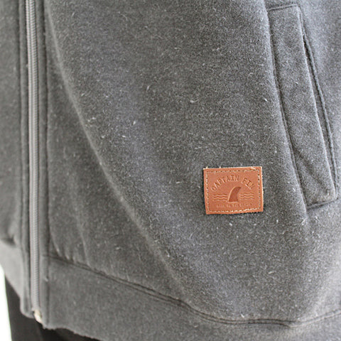 Captain Fin Jefferson Zip Fleece - Vintage Black