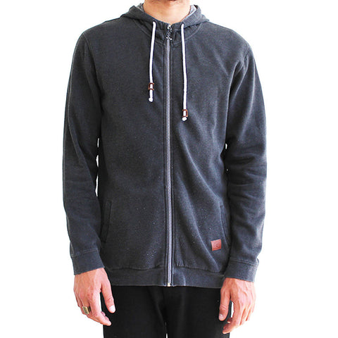 Captain Fin Jefferson Zip Fleece - Vintage Black