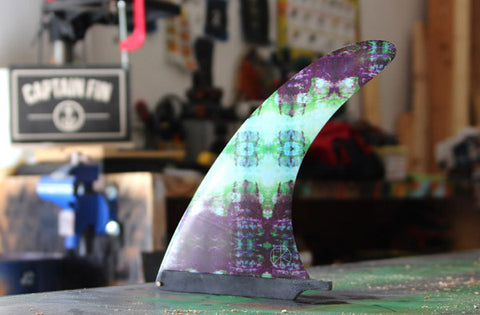 Captain Fin Kassia Meador Tie Dye 9.8 Longboard Fin