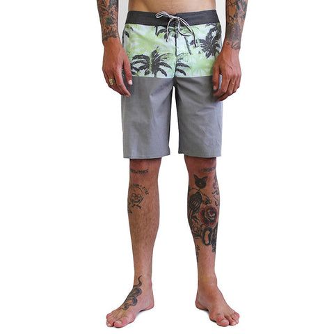Captain Fin Paradise Panel Boardshort - Charcoal