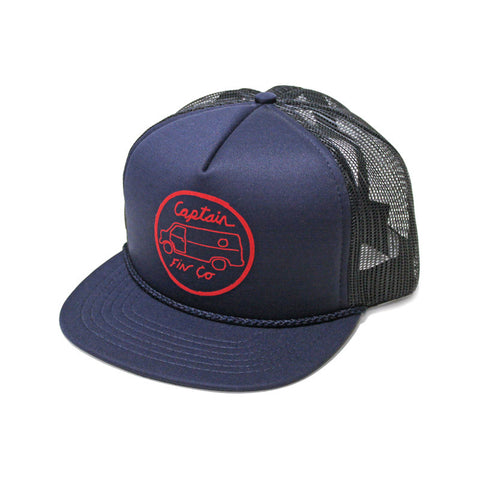Captain Fin Suspect Trucker Hat - Navy