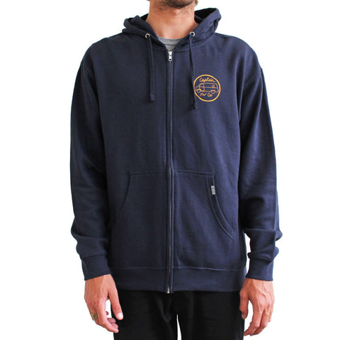 Captain Fin Suspect Zip Fleece - Navy
