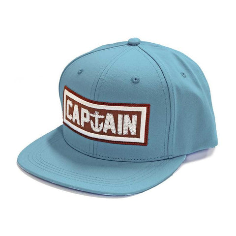Captain Fin Naval Captain 6 Panel Hat - Harbor Blue