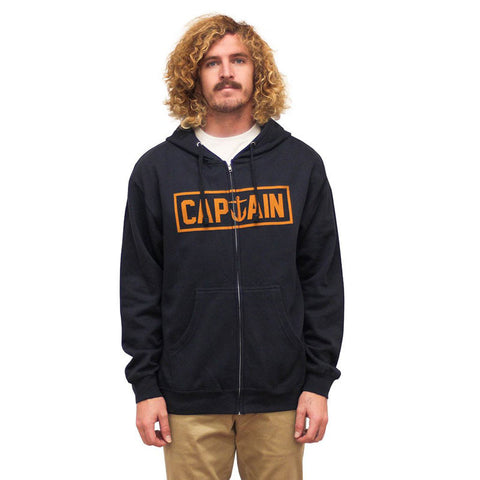 Captain Fin Naval Captain Zip Fleece Hoodie
