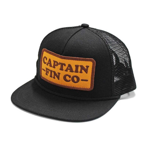 Captain Fin Patrol Trucker - Black / Gold