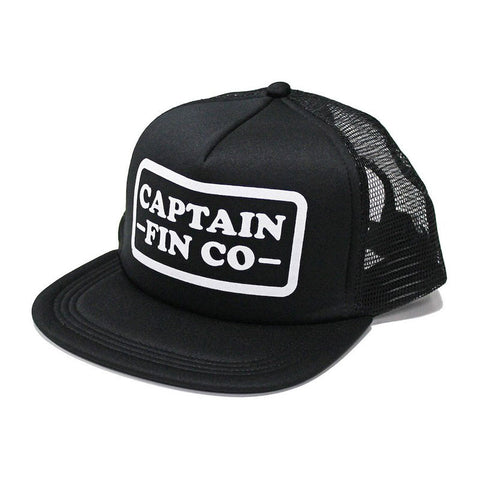 Captain Fin Patrol Trucker - Black / White