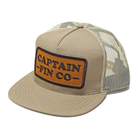 Captain Fin Patrol 5 Panel Trucker - Khaki