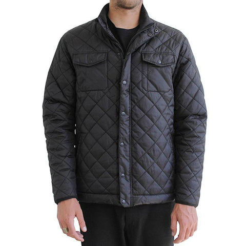 Captain Fin Semi Puff Jacket - Black