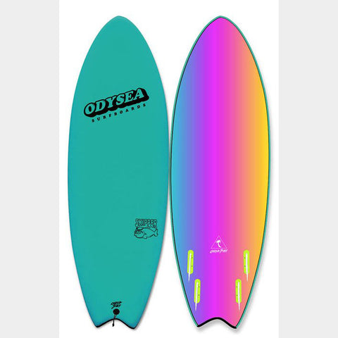 Catch Surf Odysea Skipper Quad 5'6" Surfboard - Emerald Green